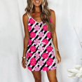 thumbnail image 1 of Women's Casual Camisole Slim Fit Waist Pocket Beach Skirt Fashionable Tennised Casual Skirt for Women Pink M, 1 of 4
