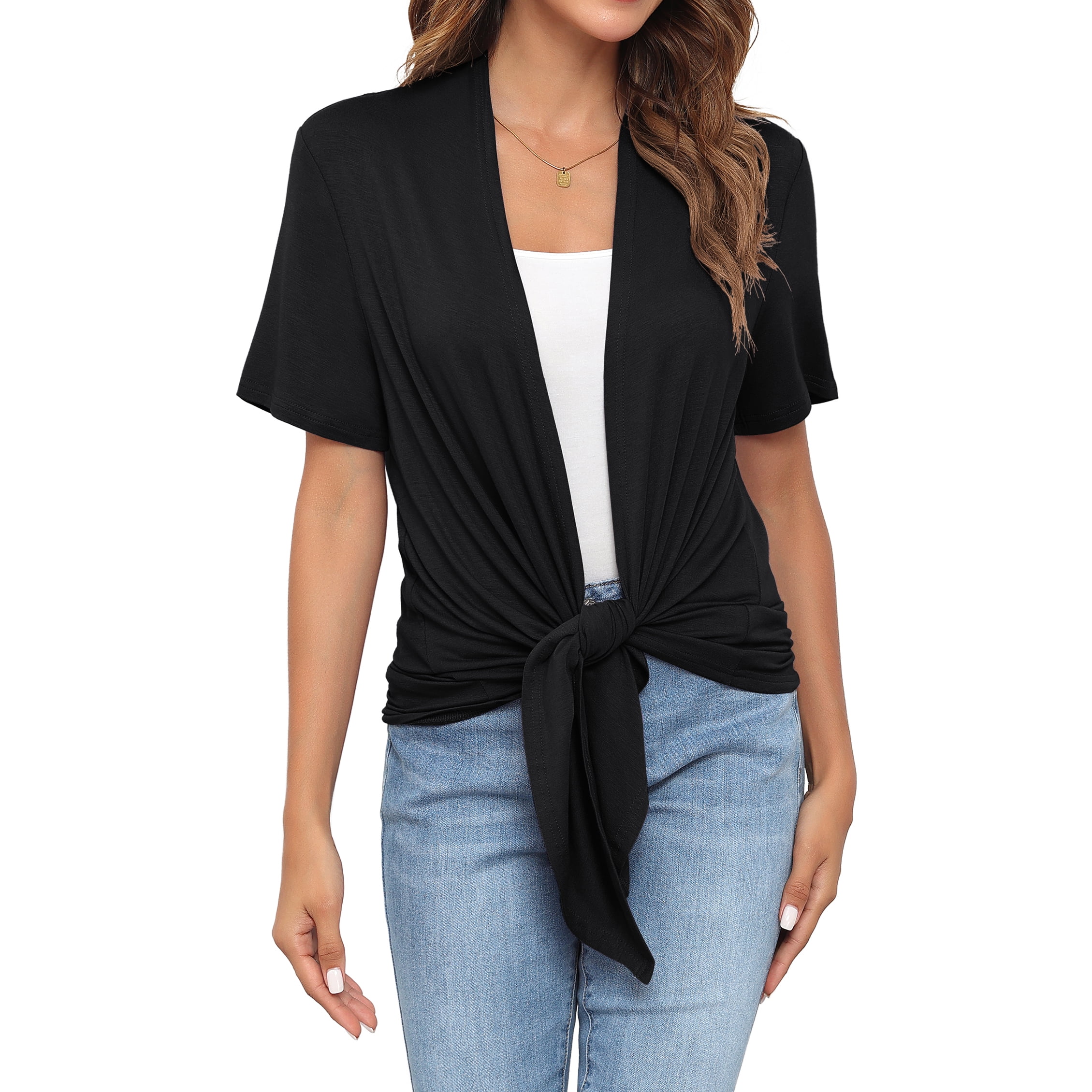 Oversized Short Sleeve Cardigan