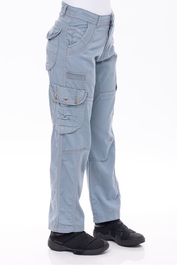 Women's Casual Cargo Pants Solid Cotton Styles Trousers