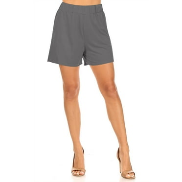 Women's Relaxed Fit Elastic Waistband Shorts for Summer Outfits