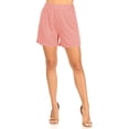 thumbnail image 1 of Women's Relaxed Fit Elastic Waistband Shorts for Summer Outfits, 1 of 3