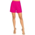 thumbnail image 1 of Women's Relaxed Fit Elastic Waistband Shorts for Summer Outfits, 1 of 3