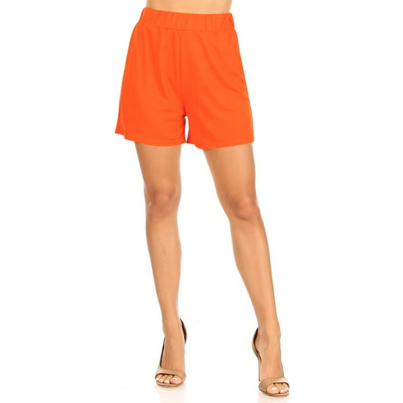 Women's Relaxed Fit Elastic Waistband Shorts for Summer Outfits