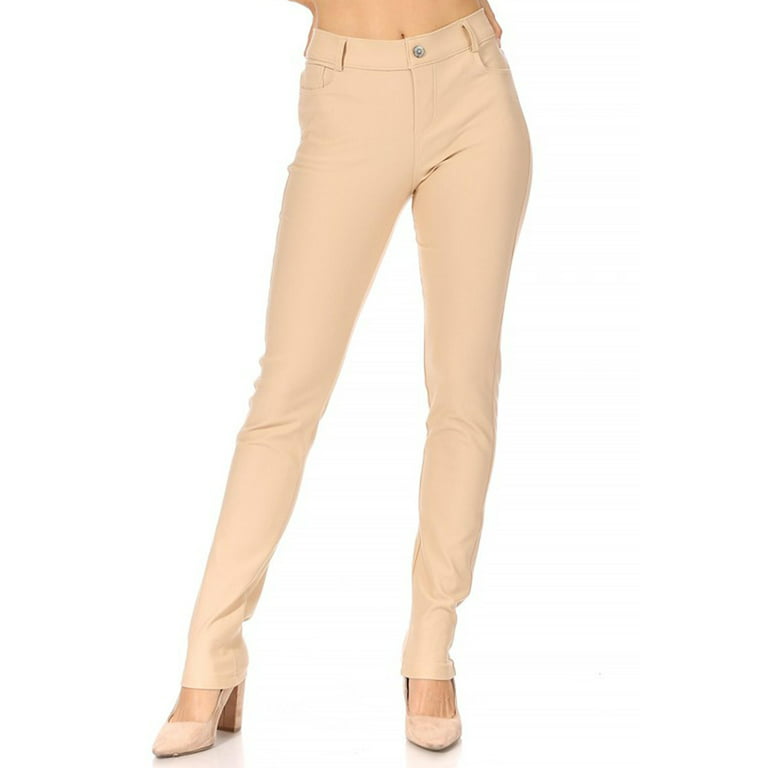 Women's Casual Comfy Slim Pocket Jeggings Jeans Pants