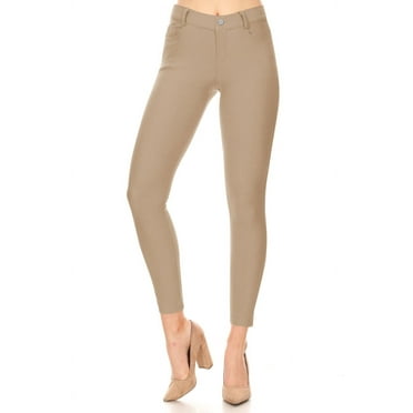 Women's Casual Cotton Blend Pockets Slim Fit Skinny Jegging Stretchy Jeans Pant S-3XL