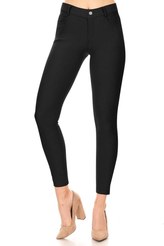 Women's Casual Cotton Blend Pockets Slim Fit Skinny Jegging Stretchy Jeans Pant S-3XL