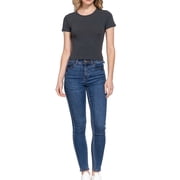 Women's Casual Crew Neck Crop Top ? Short Sleeve T-Shirt Design