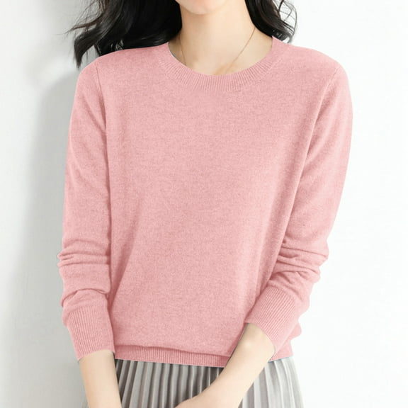 Women's Casual Crew Neck Solid Color Pullover Sweater Sweeter for Men Woman Light Weight Sweaters Sweater Men Hoodie Zipper Pullover Sweater Men Womens Light Sweater Women Petite Sweaters Knit
