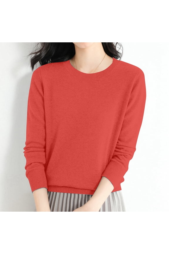 Women's Casual Crew Neck Solid Color Pullover Sweater Zip Shirts for Men Three Broomsticks Sweatshirt Mes Sweaters Colla Sweater Men Packs of Sweaters for Women Live Is A Highway Mens Zip Sweater