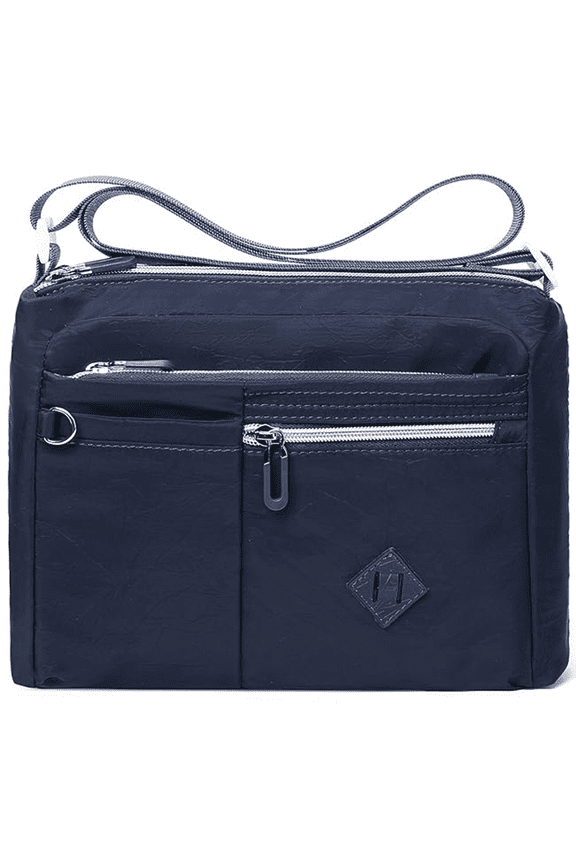Women's Casual Crossbody Bag Multi-Pocket Shoulder Bag Casual Crossbody Bag Waterproof Nylon Messenger Purse