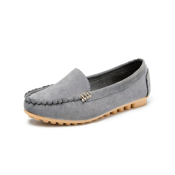 Women's Casual Cushioning Orthopedic Shoes,Women's Comfortable Lightweight Suede Loafers