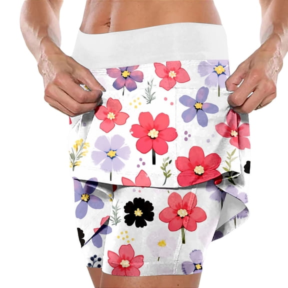 Women's Casual Custom Personal Name Number With Pocket Sports Casual Two Piece Yoga Skirt Skirt Ballet Skirts for Girls Casual Skirt Bed Skirt Full Beach Cover up Skirt Cage Skirt Cow Print Skirt