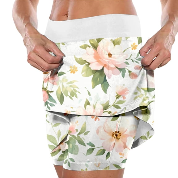 Women's Casual Custom Personal Name Number With Pocket Sports Casual Two Piece Yoga Skirt Skirt Bathing Suit Cover up Skirt Satin Midi Skirt Plaid Skirt Set Pleated Skirts Womens Skirts Midi Length