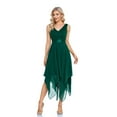 thumbnail image 1 of Women's Casual Dress Elegant Deep V Neck Sleeveless Lace Chiffon Party Wedding Maxi Dress For Daily Wear Vacation Dating Long Tan Dresses for Women Translucent Dresses for Women Womens Business Casual, 1 of 9