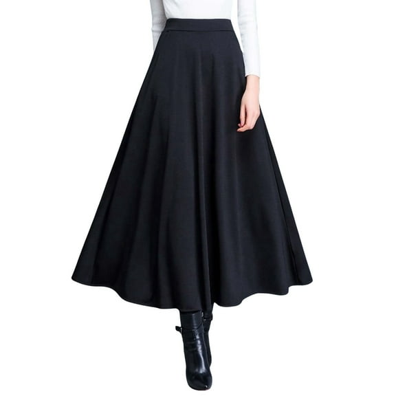 Women's Casual Dress Fashion Swing Skirt High Waist Business A Line Ladies Large Flowy Comfortable Elegant Summer Wear Womens Casual Trendy Midi Dresses