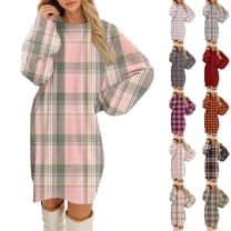 green emerald velvet dress Vintage Red Plaid Flannel Dress main image 0