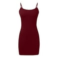 thumbnail image 1 of Women's Casual Dress Slim Fit Strapless Versatile Stylish Everyday Wear Night Out Spring Summer Comfortable Stretch Fabric Womens Casual Trendy Midi Dresses, 1 of 3