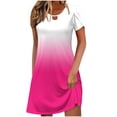 thumbnail image 1 of Women's Casual Dresses UK Elegant Party Summer Leaf Sleeves Hollow Neckline Dress Long Skirt Plus Size Ladies Wedding Guest Formal Cocktail Dresses Clubbing Evening Gowns, 1 of 5