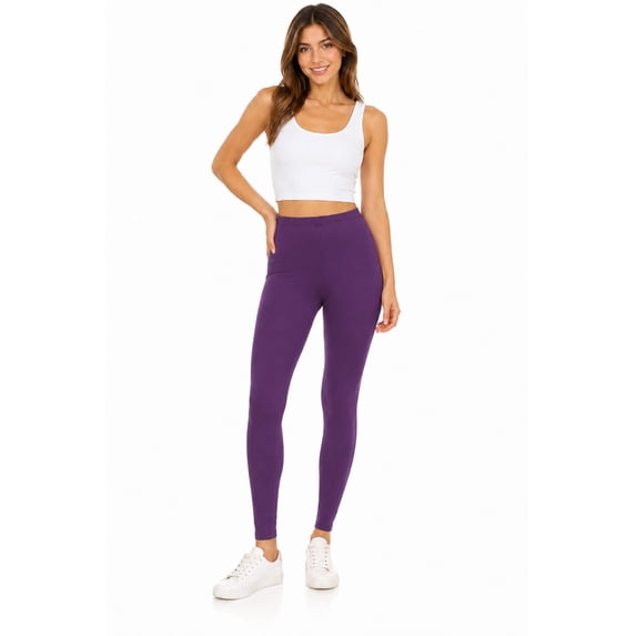 Women's Casual Elastic Band Waist Active Leggings Pants S-3XL
