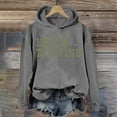 thumbnail image 1 of Women's Casual English Letter Printed Hoodie Trendy Hoodies Plain Sweatshirt with Pockets Hoodie Zipper Women Womens Sweatshirt Coat Women Zip Hoodie Loin Hoodies Womens Plain Pullover Tunic, 1 of 3