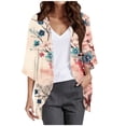 thumbnail image 1 of Women's Casual F Fashion Print Lightweight And Comfortable Beach Vacation Chiffon Cardigan Sun Cardigan Sun Protection Shirts for Women Sun Protection Shirts for Women, 1 of 7