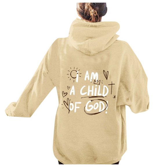 Women's Casual Fashion Print Hooded Long Sleeved Hoodie with Pocket Top Polyester Durable for Daily