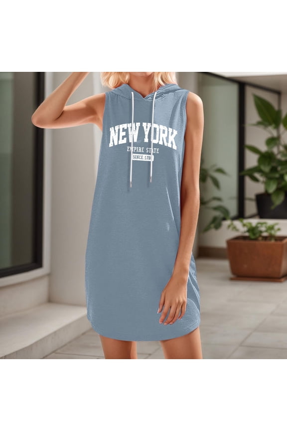 Women's Casual And Fashionable Letter Printed Casual Dress Long Sleeve Summer Dress Mini Dresses for Women Dress Clothes for Women Women's Maxi Dress Long Maxi Dresses for Women Summer Casual Summer
