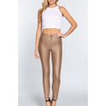 thumbnail image 1 of Women's Casual Faux Leather PU Coated Long Pants, 1 of 4