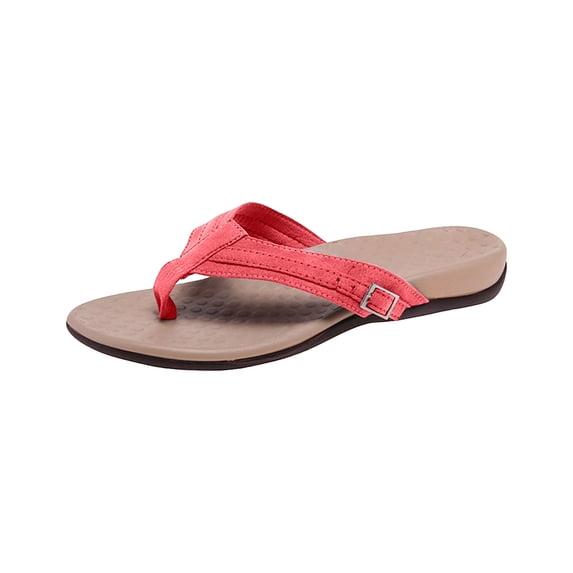 Women's Casual Flip Flops Cushion Arch Support Walking Thong Sandals Lightweight Non-Slip Beach Slippers,37