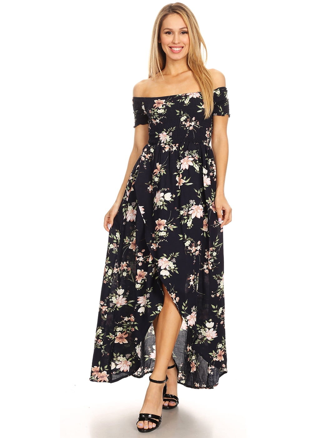 bridal dresses off the shoulder Off The Shoulder Floral A-Line Bridal Gown – Tux-USA®