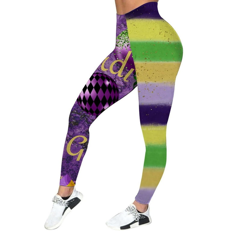 Women s Casual Fun with Carnival Print Print Leggings Sport Lift Tights