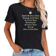 thumbnail image 1 of Women's Casual Graphic Tee - Short Sleeve, Crew Neck T-Shirt with Vintage 70s 80s 90s Style Print Perfect for Parties, Christmas or Thanksgiving, 1 of 5