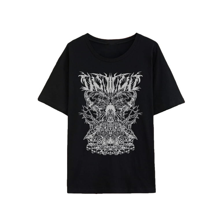 walmart womens black t shirt