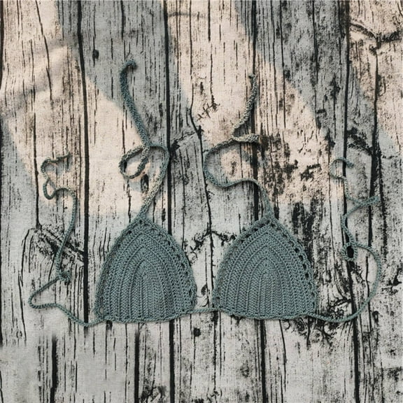 Women's Casual Hand Crocheted Solid Color Swimsuit Bikini Swimsuit Top Bikini Swimsuit for Teens Girls under 20 Striped Shorts Romper for Women Womens Bathing Suits Womens Skirt Suit Size 4