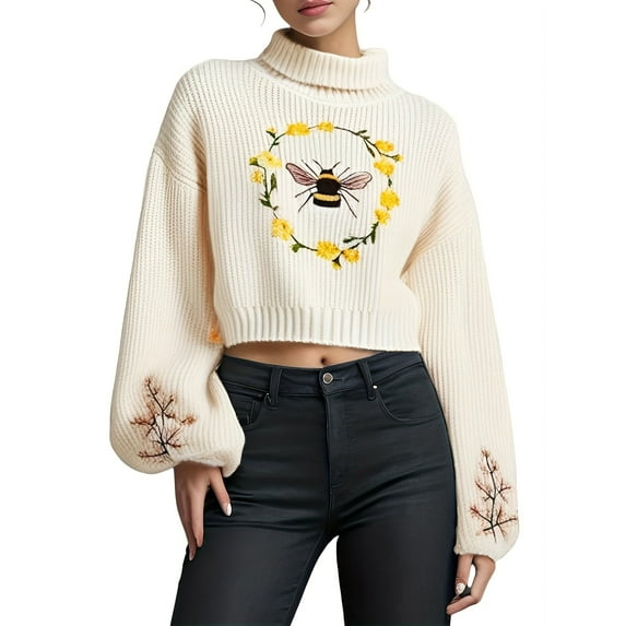 Women's Casual High Neck Long Sleeve Blouse