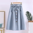 thumbnail image 1 of Women's Casual High Waist Pleated A Line Midi Skirt With Pocket Bikini with Skirt Sequin Pencil Skirts for Women Womens Skirts Women Skirts Long Mesh Skirts for Women Preppy Skirts Metallic Skirt And, 1 of 4