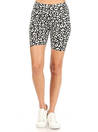 19+ Animal Print Biker Shorts