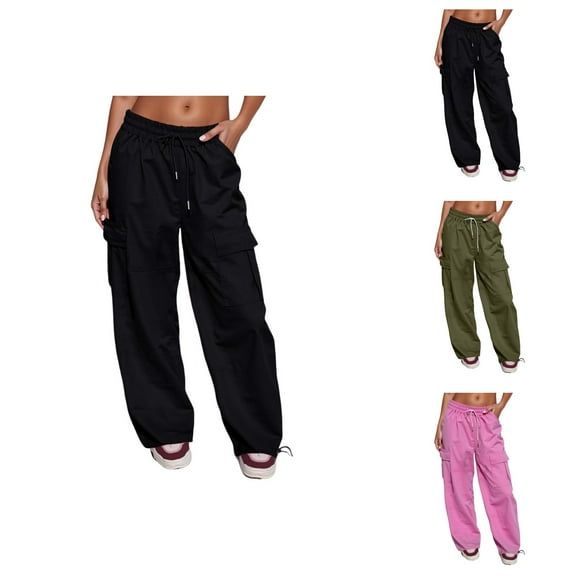 Women's Casual High Waisted Loose Wide Leg Pants for Comfortable Everyday Wear Ideal for Summer and Fall Activities
