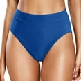 thumbnail image 1 of Women's Casual High Waisted Solid Color Split Plus Size Swim Trunks, 1 of 5