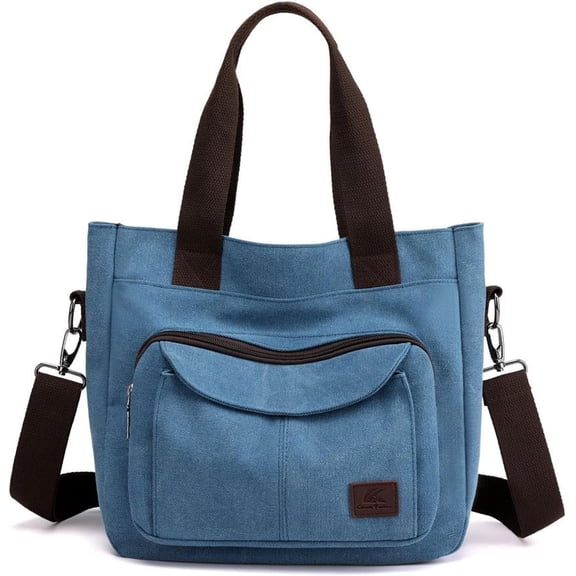 Women's Casual Hobo Shoulder Bag Large Capacity Nylon Daily Crossbody Bag Work Shopping Handbag Wallet