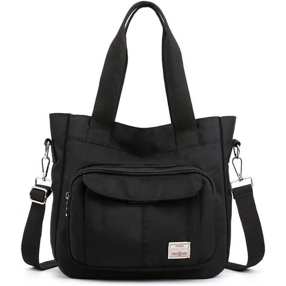 Women's Casual Hobo Shoulder Bag Large Capacity Nylon Daily Satchel Work Shopping Handbag Wallet