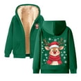 thumbnail image 1 of Women's Casual Hooded Sweatshirt Autumn Winter Fashion Zipper Jacket Printed Sports Coat with Pocket Comfortable Stylish Outerwear, 1 of 2
