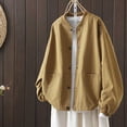 thumbnail image 1 of Women's Casual Jacket with Large Pockets, Lightweight Polyester Material, Short Sleeve Round Neck, Versatile for Outdoor and Daily Wear, Spring and Summer Seasons, 1 of 8