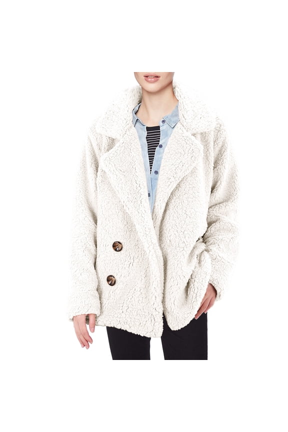 Women's Casual Jacket Winter Warm Outwear Ladies Coat Overcoat Outercoat Wool Hiking Winter Jackets Women Fall Half Wool Coats for Women Elegant Jackets for Women Woman Jacket for Winter Dressy