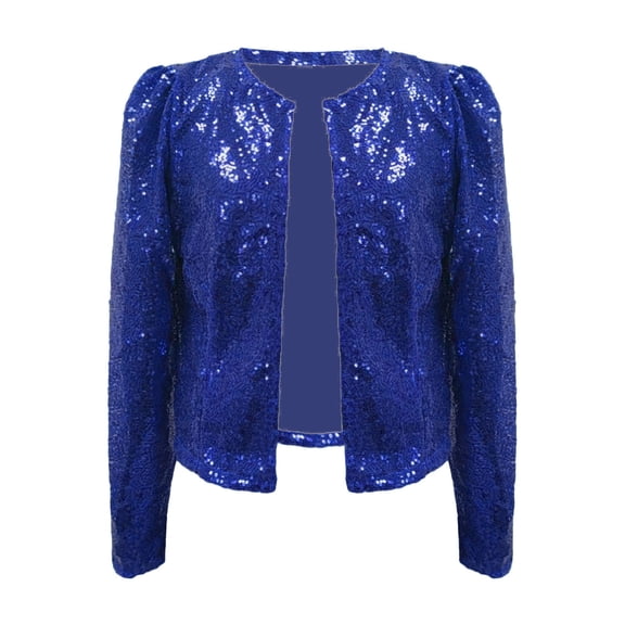 Women's Casual Jackets Clothing Women Casual Fashion Sequin Sequins Sparkling Cardigan Jacket