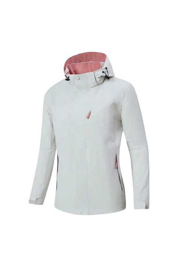 Women's Casual Jackets Lightweight Outdoor Windproof Hiking Coat For All Seasons With Hood