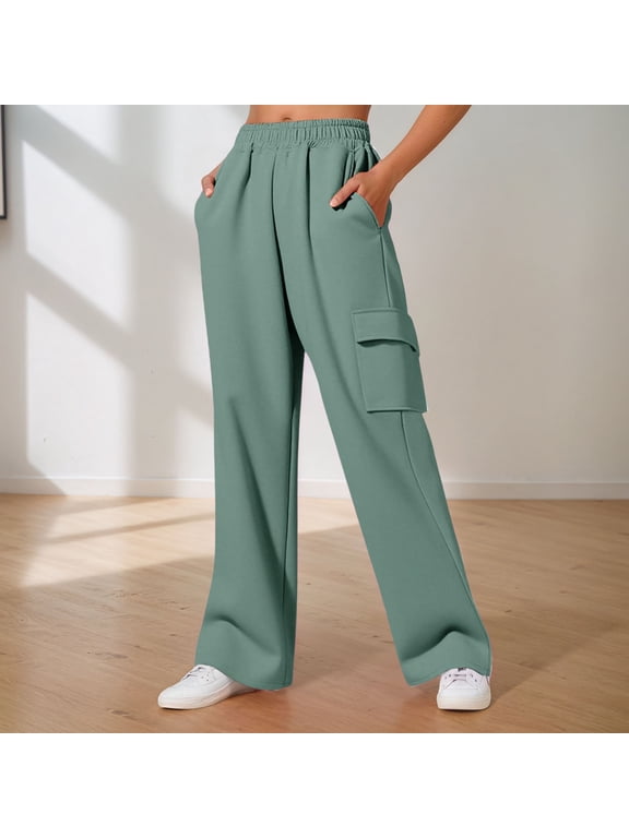 Women's Casual Jogger Pants With Drawstring Waist Comfortable Sweatpants For Running Yoga Workout Outdoor Activities Business Wear Womens Pants Fashion Drawstring Cargo Pants Womens Sheer Casual Pants
