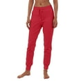 thumbnail image 1 of Women's Casual Jogging Pants With Drawstring Pockets Soft Trousers Sport Pants Red M, 1 of 1