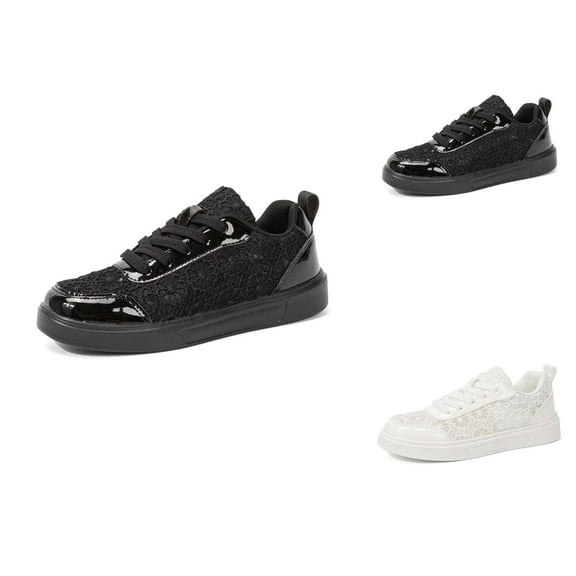 Women's Casual Lace Up Breathable Flat Shoes Comfortable Everyday Walking Sneakers For Women Stylish Hollow Out Design