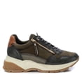 thumbnail image 1 of Women's Casual Leather Sneakers Carmela Collection By XTI 161059 Khaki, 1 of 1